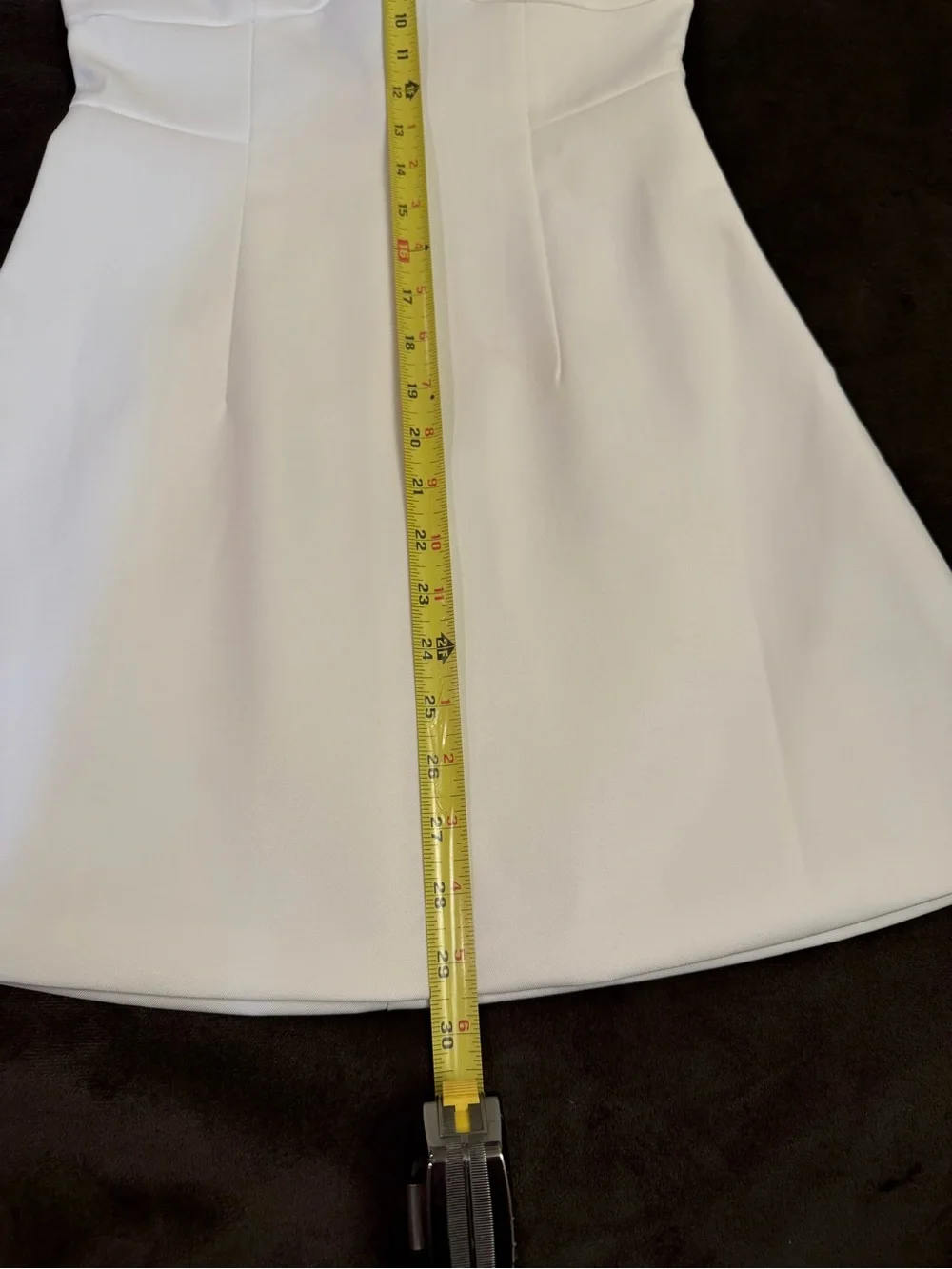 Peppermayo Lulita Mini Dress White High Neck Low Back Size US 0, XXS, New - Picture 8 of 8